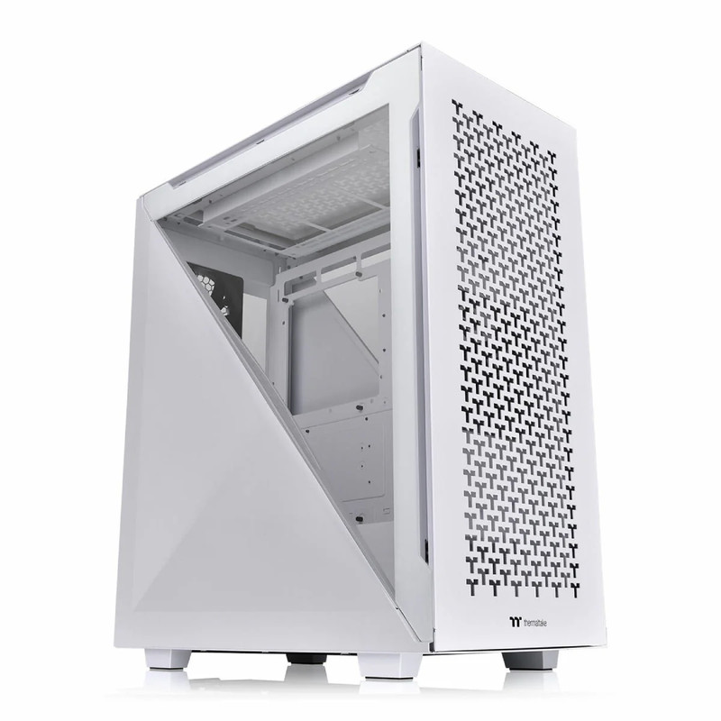 Thermaltake Divider 500 TG Air Snow Mid Tower Chassis - White - صندوق